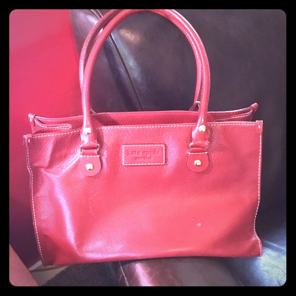 Kate Spade Red Shopper